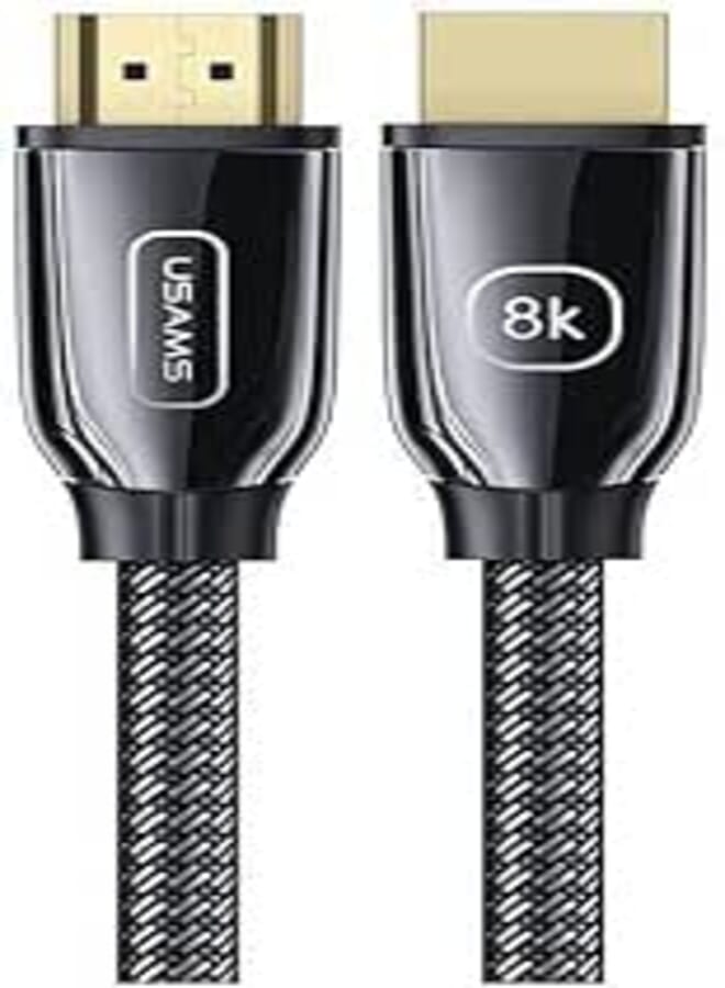 Usams Us-Sj498 U67 8K Ultra Hd Hdmi To Hdmi 2.1 Cable With 3M Length Thanks To The Technology Used, The Cable Ensures Safe Use For A Long Time